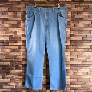 Vtg Wrangler Mens Jeans Cotton & Polyester Size 40x27